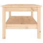 Mesa de centro de madera maciza de pino 110x50x40 cm
