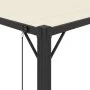 Gazebo with cream fabric and aluminum slatted roof 3x3 m by vidaXL, Tents and gazebos - Ref: Foro24-313924, Price: 599,62 €, ...