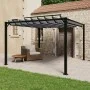 Gazebo with anthracite fabric and aluminum slatted roof 3x3 m by vidaXL, Tents and gazebos - Ref: Foro24-313926, Price: 571,8...