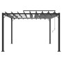 Gazebo with anthracite fabric and aluminum slatted roof 3x3 m by vidaXL, Tents and gazebos - Ref: Foro24-313926, Price: 594,2...