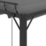 Gazebo with anthracite fabric and aluminum slatted roof 3x3 m by vidaXL, Tents and gazebos - Ref: Foro24-313926, Price: 571,8...