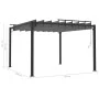Gazebo with anthracite fabric and aluminum slatted roof 3x3 m by vidaXL, Tents and gazebos - Ref: Foro24-313926, Price: 571,8...