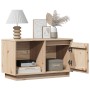 Mueble de TV de madera maciza de pino 74x35x44 cm