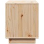 Mueble de TV de madera maciza de pino 74x35x44 cm