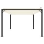 Gazebo with cream fabric and aluminum slatted roof 3x4 m by vidaXL, Tents and gazebos - Ref: Foro24-313927, Price: 657,27 €, ...