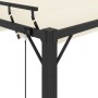 Gazebo with cream fabric and aluminum slatted roof 3x4 m by vidaXL, Tents and gazebos - Ref: Foro24-313927, Price: 657,27 €, ...