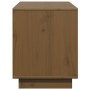 Mueble para TV madera maciza de pino marrón miel 110,5x35x44 cm en Muebles TV | Comprar online en Foro24