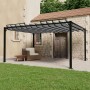 Gazebo with cream fabric and aluminum slatted roof 3x4 m by vidaXL, Tents and gazebos - Ref: Foro24-313929, Price: 619,40 €, ...