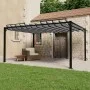 Gazebo with cream fabric and aluminum slatted roof 3x4 m by vidaXL, Tents and gazebos - Ref: Foro24-313929, Price: 680,46 €, ...