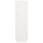 Aparador alto de madera maciza de pino banco 38x35x117 cm