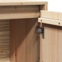 Aparador alto de madera maciza de pino 74x35x117 cm
