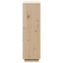 Aparador alto de madera maciza de pino 110,5x35x117 cm