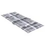 High back garden chair cushion 6 pcs gray squares 120x50x3 cm by vidaXL, Cushions for chairs and sofas - Ref: Foro24-314130, ...