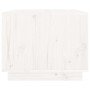Mesa de centro madera maciza de pino blanco 80x50x40 cm