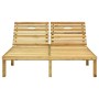 Green impregnated pine wood double lounger by vidaXL, Loungers - Ref: Foro24-315398, Price: 147,23 €, Discount: %