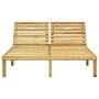 Tumbona doble de madera de pino impregnada verde de vidaXL, Tumbonas - Ref: Foro24-315398, Precio: 142,43 €, Descuento: %