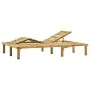 Tumbona doble de madera de pino impregnada verde de vidaXL, Tumbonas - Ref: Foro24-315398, Precio: 142,43 €, Descuento: %