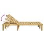 Green impregnated pine wood double lounger by vidaXL, Loungers - Ref: Foro24-315398, Price: 147,23 €, Discount: %
