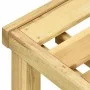 Tumbona doble de madera de pino impregnada verde de vidaXL, Tumbonas - Ref: Foro24-315398, Precio: 142,43 €, Descuento: %