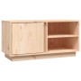 Mueble de TV de madera maciza de pino 80x35x40,5 cm en Muebles TV | Comprar online en Foro24