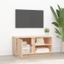 Mueble de TV de madera maciza de pino 80x35x40,5 cm en Muebles TV | Comprar online en Foro24