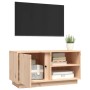 Mueble de TV de madera maciza de pino 80x35x40,5 cm en Muebles TV | Comprar online en Foro24