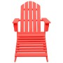 Adirondack-Gartenstuhl mit Ottomane aus massivem Rotfichtenholz von vidaXL, Gartenstühle - Ref: Foro24-315863, Preis: 102,12 ...