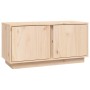 Mueble de TV de madera maciza de pino 80x35x40,5 cm en Muebles TV | Comprar online en Foro24
