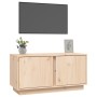 Mueble de TV de madera maciza de pino 80x35x40,5 cm en Muebles TV | Comprar online en Foro24