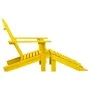 Silla jardín Adirondack y otomana madera maciza abeto amarilla de vidaXL, Sillas de jardín - Ref: Foro24-315864, Precio: 95,2...