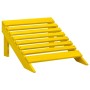 Adirondack Gartenstuhl und Ottomane aus gelbem massivem Tannenholz von vidaXL, Gartenstühle - Ref: Foro24-315864, Preis: 97,4...