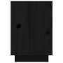 Mesitas de noche 2 uds madera maciza de pino negro 50x34x50 cm