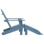 Adirondack garden chair with ottoman solid blue spruce wood by vidaXL, Garden chairs - Ref: Foro24-315865, Price: 109,58 €, D...