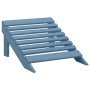 Adirondack-Gartenstuhl mit Ottomane aus massivem Blaufichtenholz von vidaXL, Gartenstühle - Ref: Foro24-315865, Preis: 109,58...