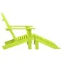 Adirondack Gartenstuhl mit Ottomane massives Tannenholz grün von vidaXL, Gartenstühle - Ref: Foro24-315866, Preis: 84,88 €, R...