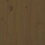 Mesa de centro madera maciza de pino marrón miel 80x55x40,5 cm