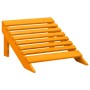 Silla jardín Adirondack con otomana madera maciza abeto naranja de vidaXL, Sillas de jardín - Ref: Foro24-315868, Precio: 106...