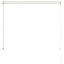 Toldo retráctil 150x150 cm crema