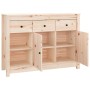 Aparador de madera maciza de pino 100x35x74 cm