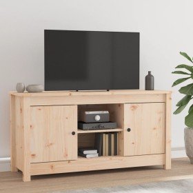 Mueble de TV de madera maciza de pino 103x36,5x52 cm en Muebles TV | Comprar online en Foro24
