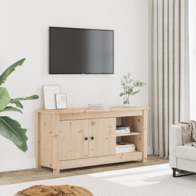 Mueble de TV de madera maciza de pino 103x36,5x52 cm