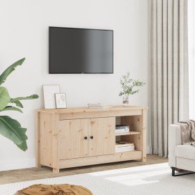 Mueble de TV de madera maciza de pino 103x36,5x52 cm en Muebles TV | Comprar online en Foro24