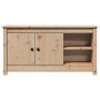 Mueble de TV de madera maciza de pino 103x36,5x52 cm