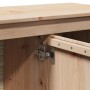 Mueble de TV de madera maciza de pino 103x36,5x52 cm