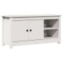 Mueble para TV de madera maciza de pino blanco 103x36,5x52 cm en Muebles TV | Comprar online en Foro24