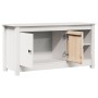 Mueble para TV de madera maciza de pino blanco 103x36,5x52 cm en Muebles TV | Comprar online en Foro24