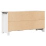 Mueble para TV de madera maciza de pino blanco 103x36,5x52 cm en Muebles TV | Comprar online en Foro24