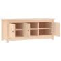 Mueble zapatero de madera maciza de pino 110x38x45,5 cm