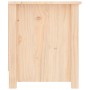Mueble zapatero de madera maciza de pino 110x38x45,5 cm