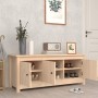 Mueble zapatero de madera maciza de pino 110x38x45,5 cm